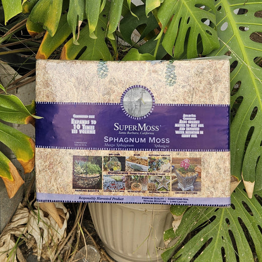 New Zealand Long-Fiber Sphagnum Moss - 1kg/2.2lbs
